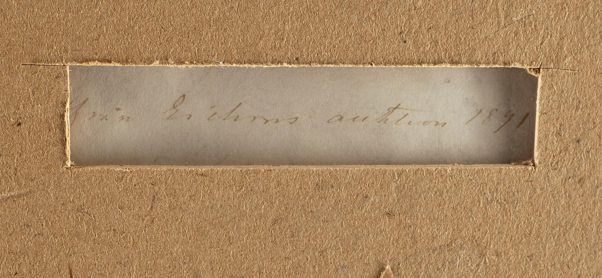 JOSEPH MAGNUS STÄCK, blyertsteckning, sign o möjl senare dat 1836.