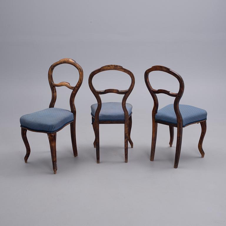 STOLAR, 4 st, rokokostil, 1800-talets slut.