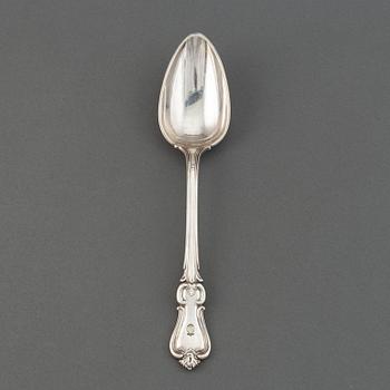 A Swedish 19th century silver serving-soon, mark of Christian Hammer, Stockholm 1850.