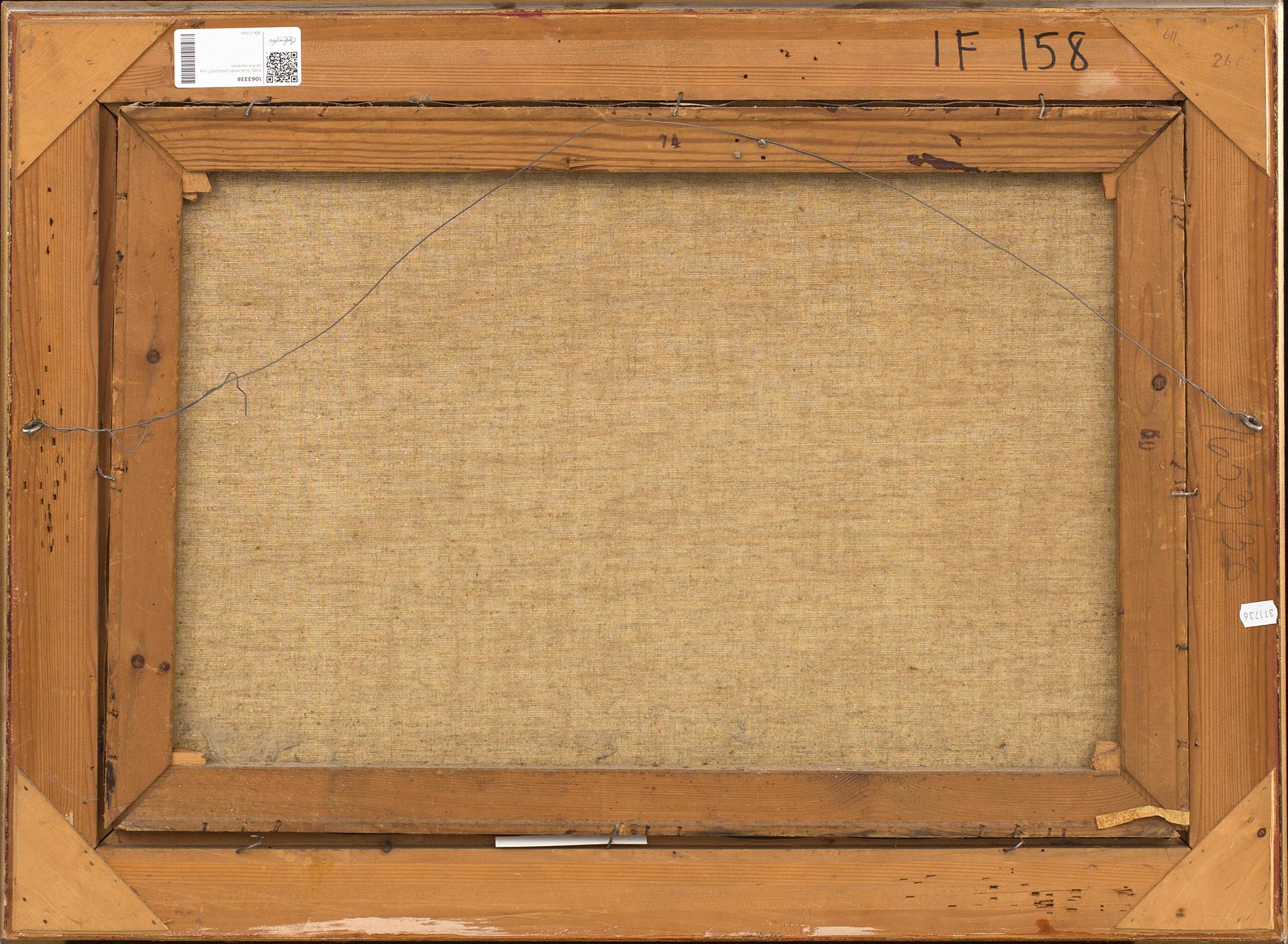 AXEL HJALMAR LINDQVIST, oil on canvas signed.