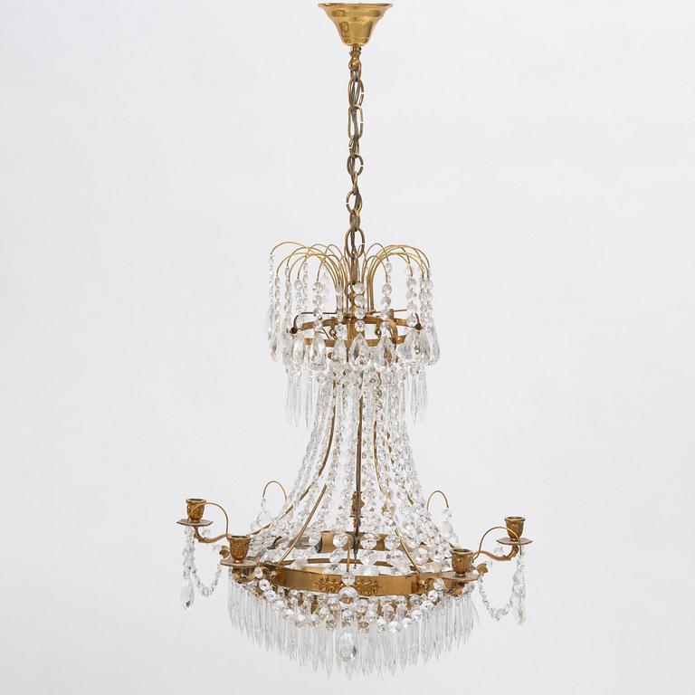 Chandelier, circa mid-20th century.