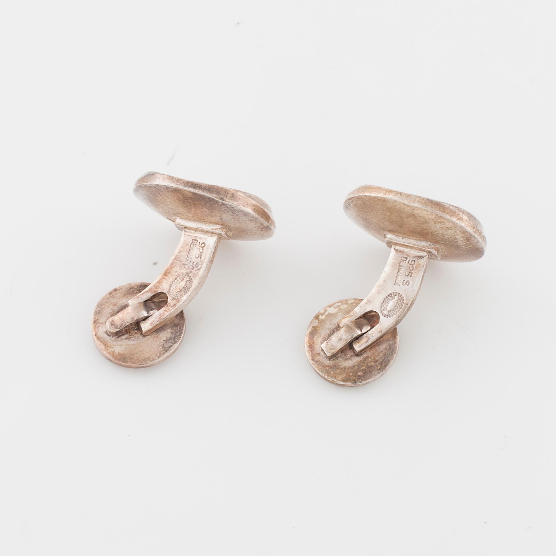 GEORG JENSEN, a pair of cufflinks.