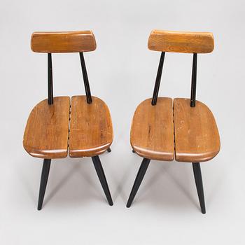 Ilmari Tapiovaara,  A set of six 1960's 'Pirkka' chairs, for Laukaan Puu.