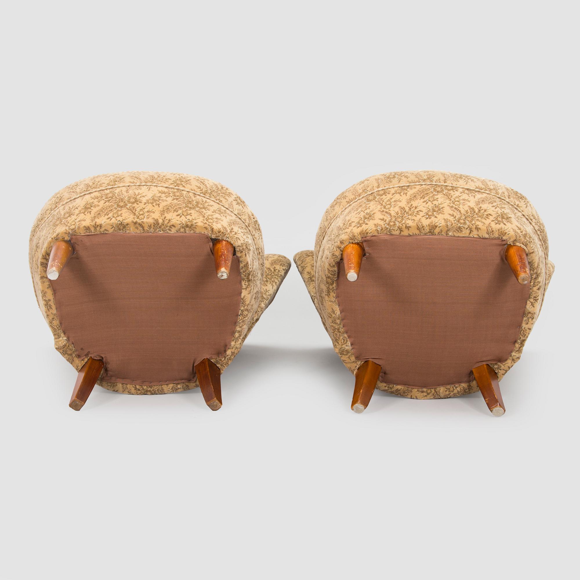 Nojatuolipari, 1900-luvun puoliväli.