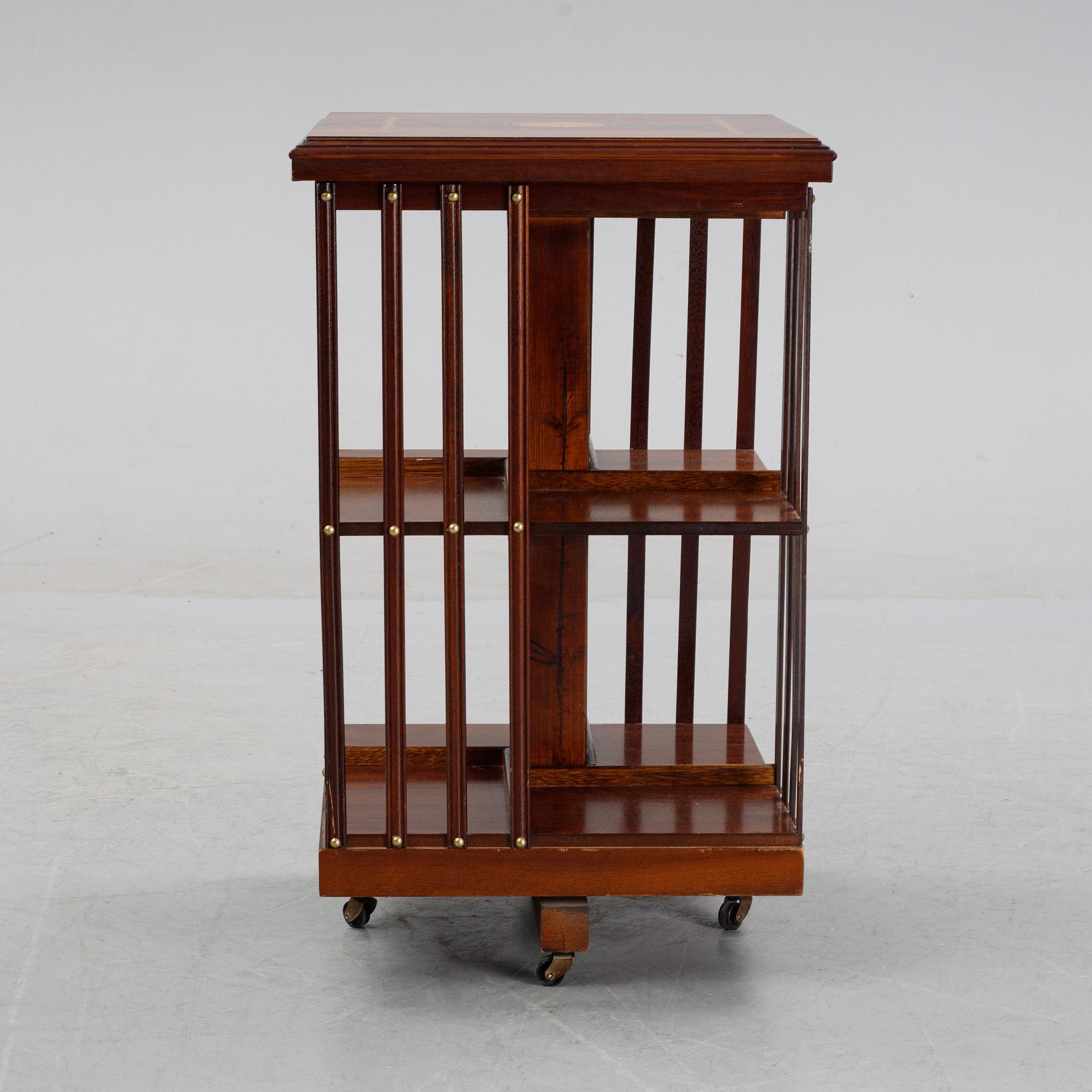 A 20th Century revolving book case.