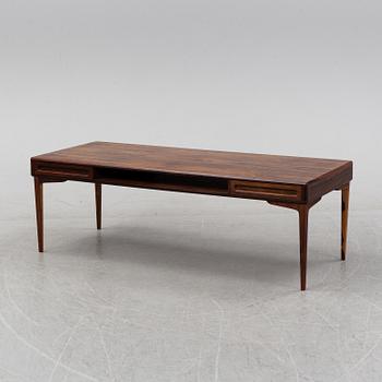 A 1960's rosewood coffee table.