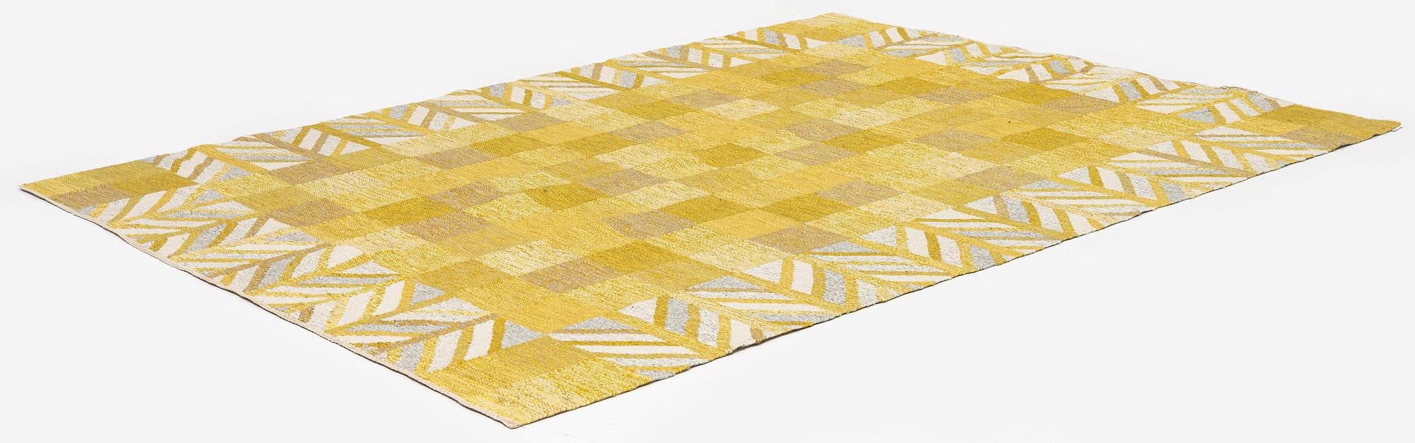 A carpet, flat weave, c. 242 x 180 cm.