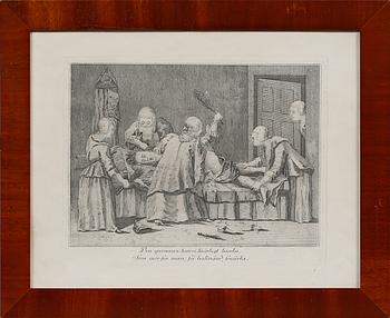 Jacob Gillberg · JACOB GILLBERG, etsning, senare avdrag.
