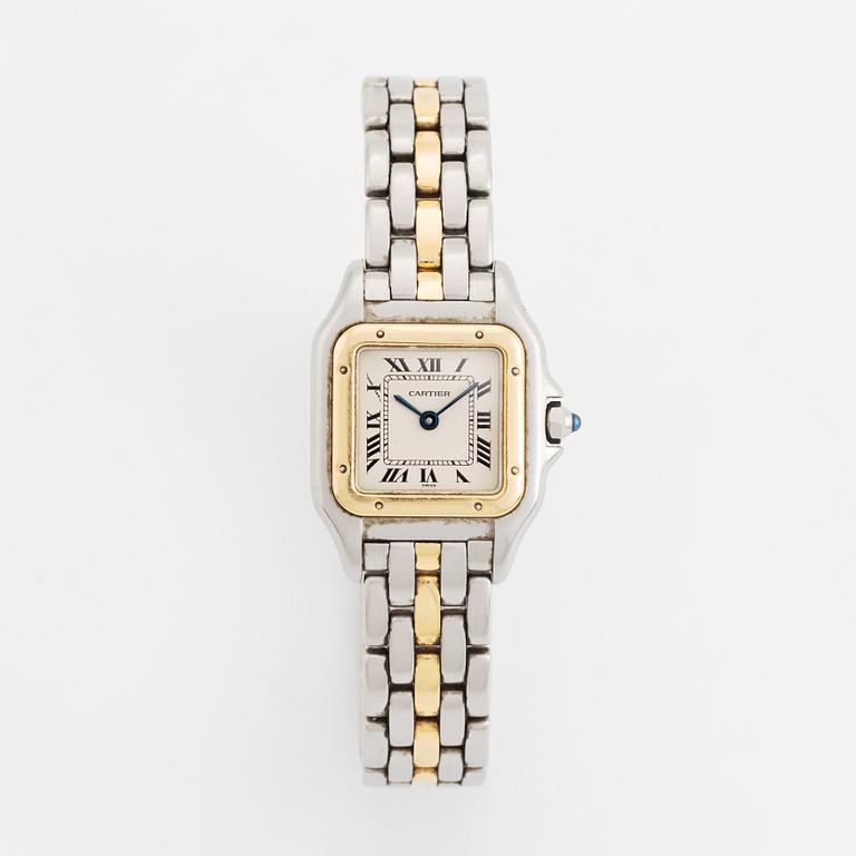 Cartier, Panthère, armbandsur, 21,5 x 21,5 (29,5) mm.