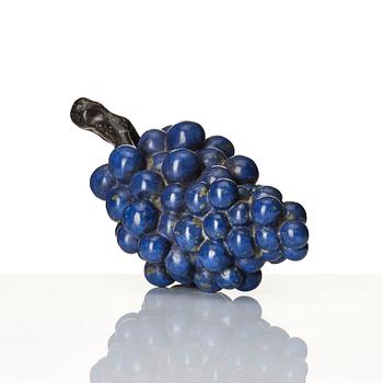 Hans Hedberg, a faience sculpture of a bunch of grapes, Biot, France.