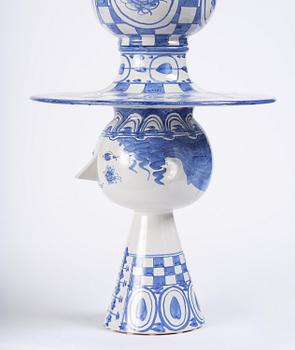 Björn Wiinblad, an imposing ceramic sculpture, Denmark, signed and dated 1971.