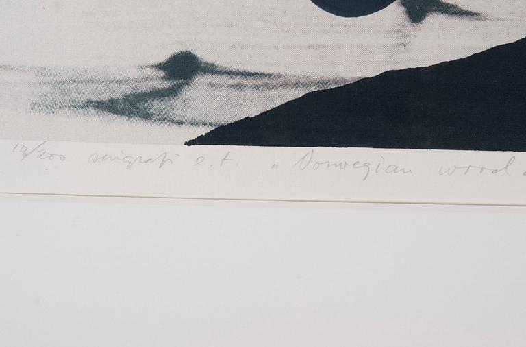 PER KLEIVA, serigrafi, signerad, daterad 79 och numrerad 10/100.