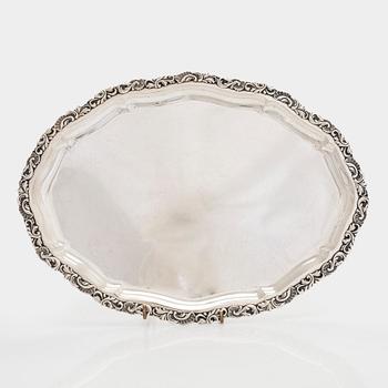 A silver trayray, silver, Kutakeskus, Tavastehus, 1947.