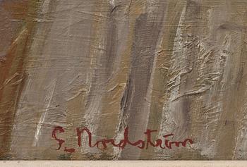 GERHARD NORDSTRÖM, olja på duk, signerad.