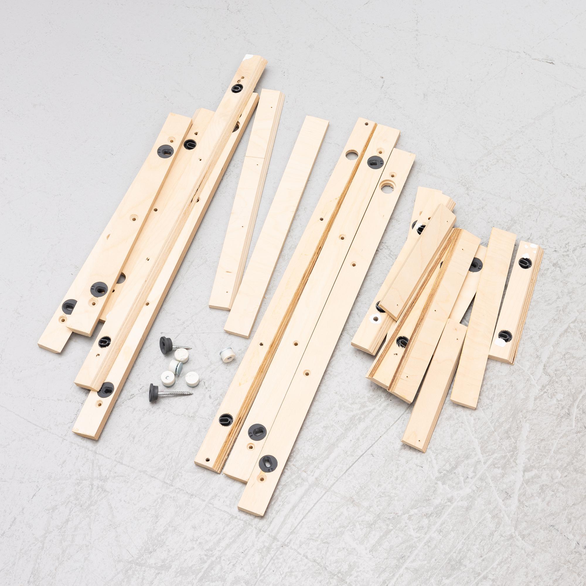 Peter J Lassen, shelf system, 13 pieces, Montana Møbler, Denmark, 2000s.