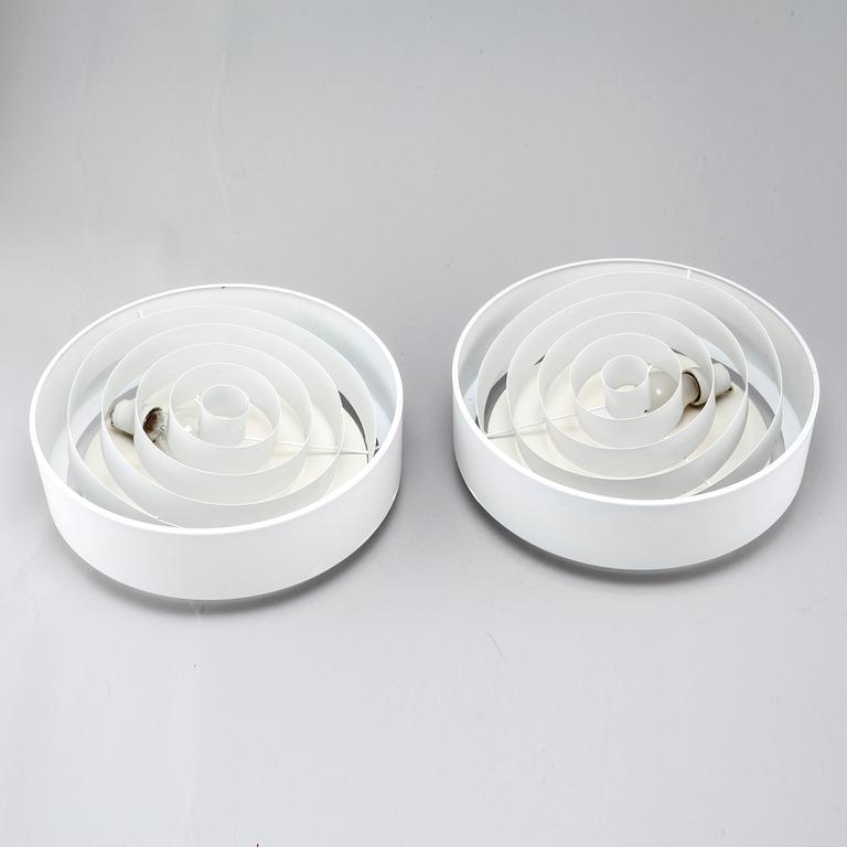 Two ceiling lamps from Fagerhult, made in the fourth quarter of the 20th century.