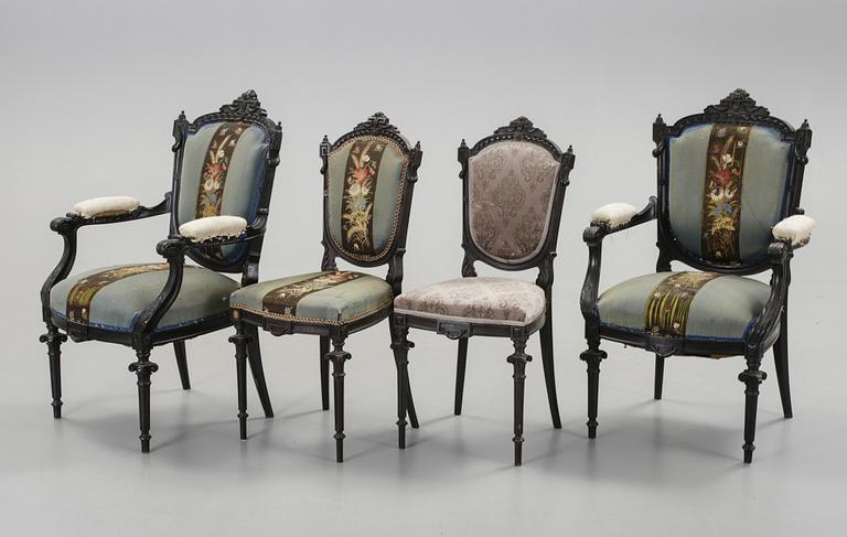STOLAR, 8+2, Louis VXI- stil, 1800-talets slut.