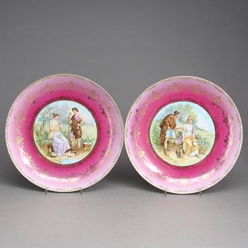 FAT, porslin, senempire, Wein, 1800-talets mitt.