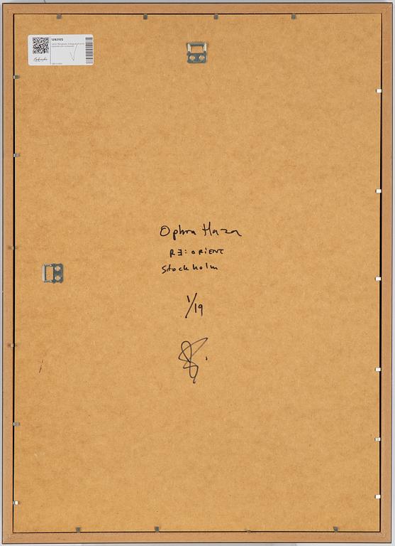 Johan Bergmark, c-print, signed and numbered 1/19 verso.