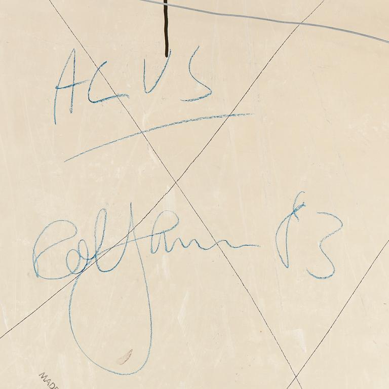 ROLF HANSON, "Acus", 1983, signerad a tergo.