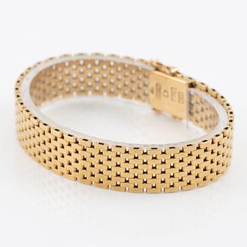 Bracelet, 18K gold, corridor link.