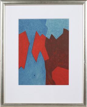 Serge Poliakoff · SERGE POLIAKOFF, efter, färglitografi, osignerad.
