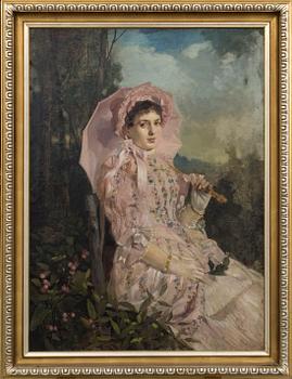 ALEXANDER DEMETRIUS GOLTZ, oil on canvas, signed and dated 1882.