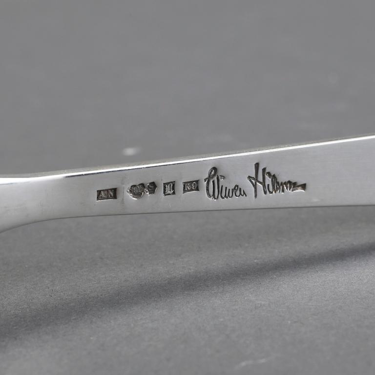 OSTRONSKEDAR, 2 st, sterlingsilver, Wiwen Nilsson, Lund, 1960. Vikt ca 58 gram.