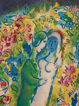 Marc Chagall After, "Couple dans les Mimosas", from: "Nice et la Côte d'Azur".