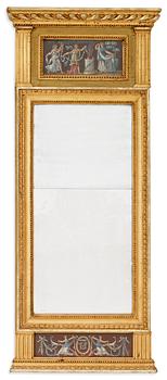 992. A late Gustavian mirror.
