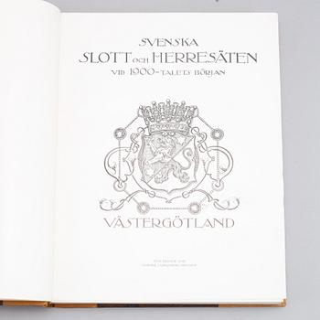 Five volume from the series Svenska Slott och Herresäten, Nordisk Familjeboks Tryckeri, 1908-10.