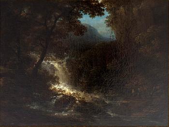 CARL JOHAN FAHLCRANTZ, ascribed oil o canvas.