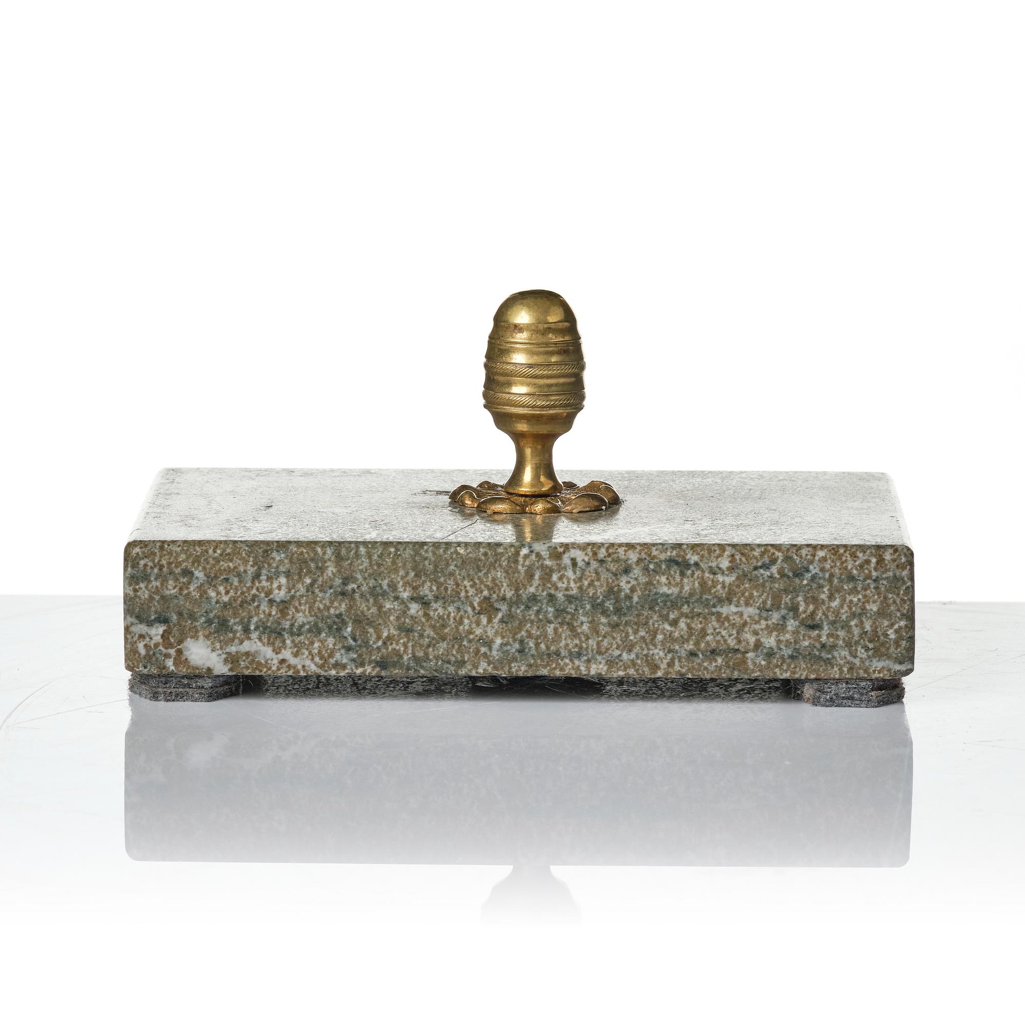 A Sweden empire paper weight , first half of the 19th century.