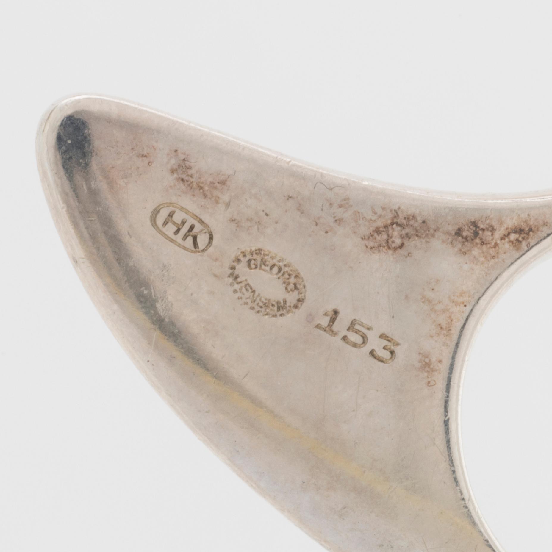 HENNING KOPPEL, silver, halsband för Georg Jensen, 1970-tal.