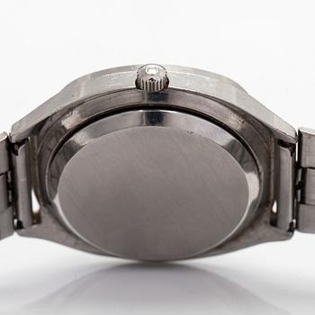 Omega, Seamaster, armbandsur, 37 x 40 mm,  stål, quartz, ca 1977.