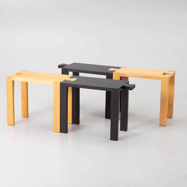 Thomas Sandell, pallar, 4 st, "Bröllopspallen", Asplund, 2000-tal.