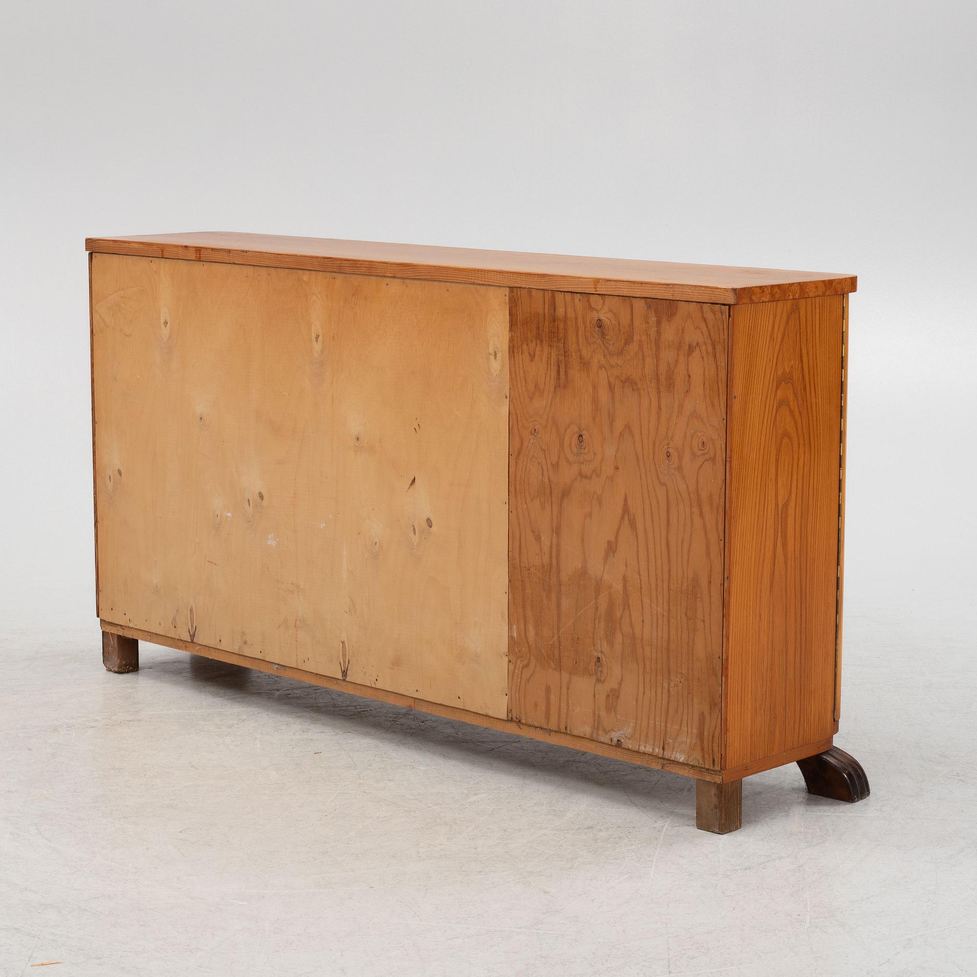 An elm veneered 'Excellent' book case, Ikea, mid 20th Century.