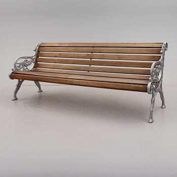 TRÄDGÅRDSSOFFA, J & C.G. Bolinder, AB Stockholm, sent 1800-tal.