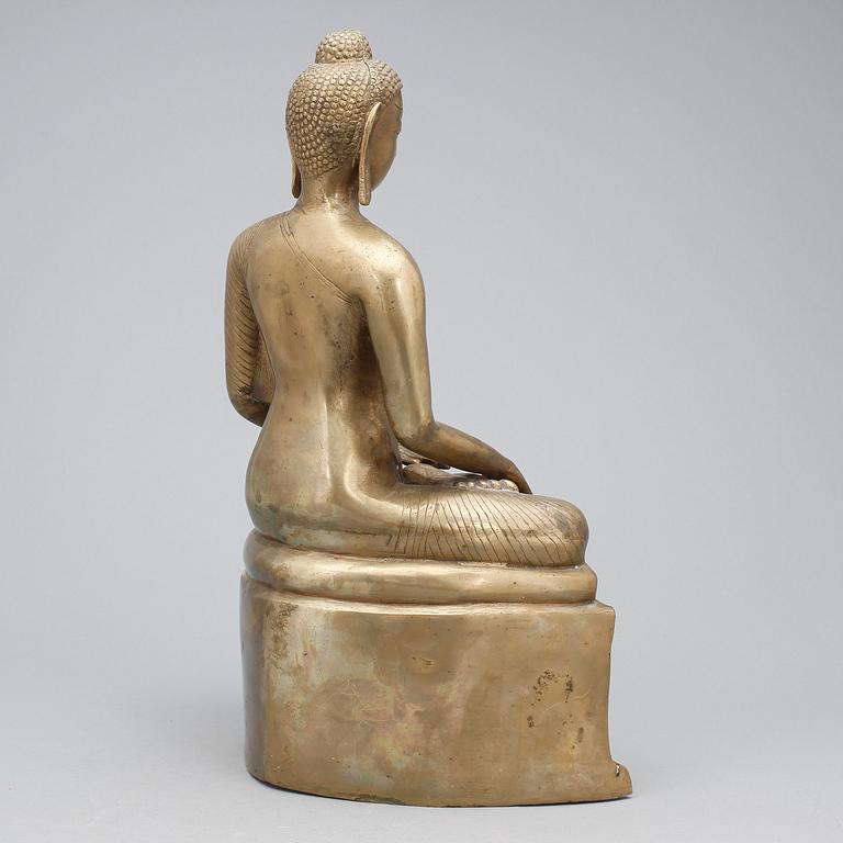 BUDDHASTATYETT, mässing, sydostasien, 1900-tal.