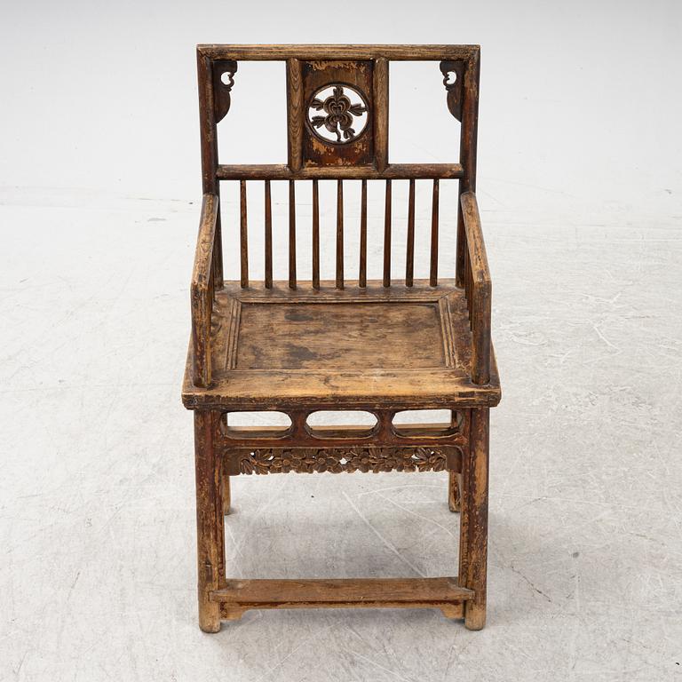 An early 20th Century chair, China.