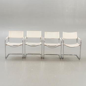 Mart Stam,  karmstolar 4 st "Cantilever", Jox Interni 1990-tal.