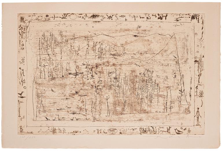 Zao Wou-ki, "Flore et Faune".