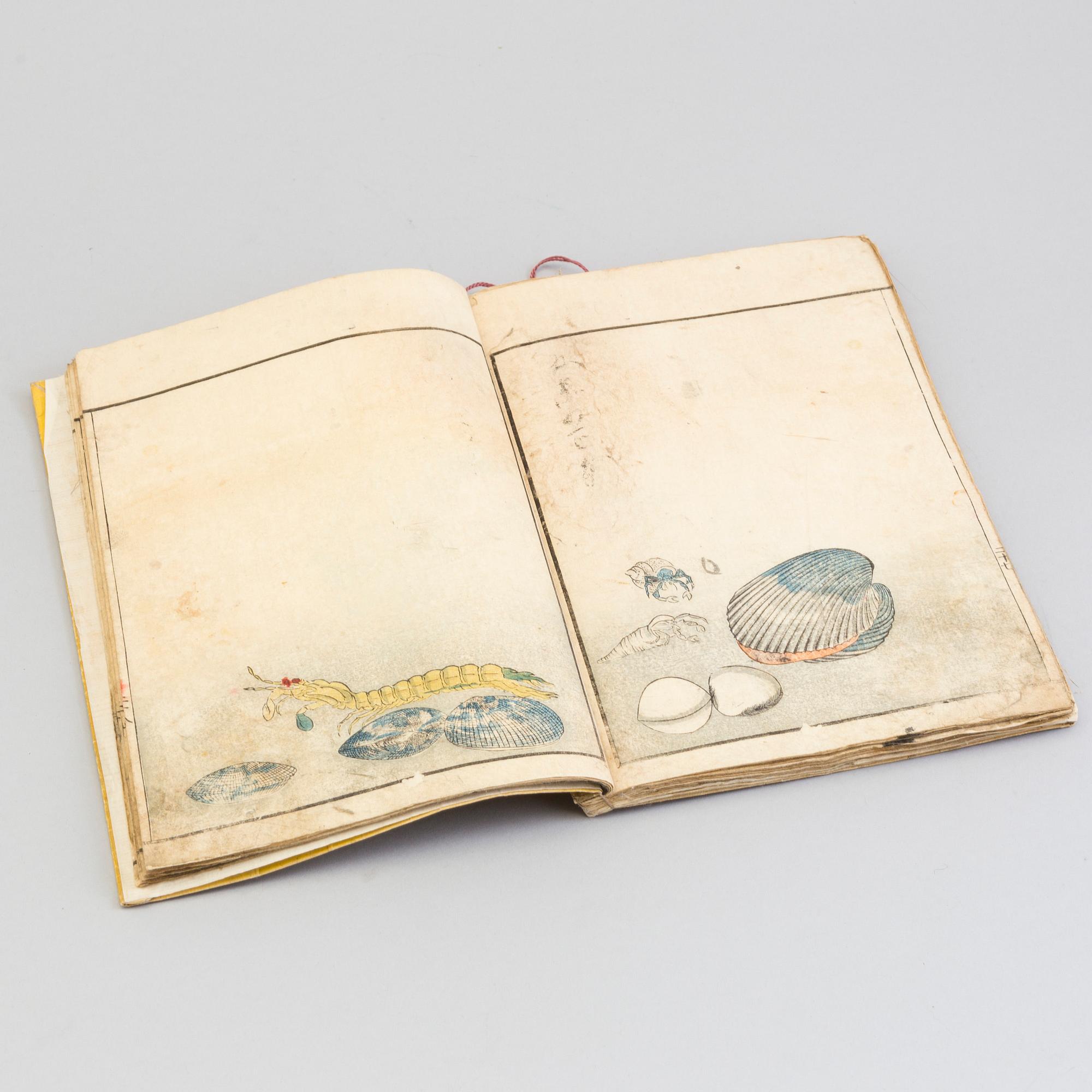 KEISAI MASAYOSHI (1764-1824), woodblock colour book, with illustrations.