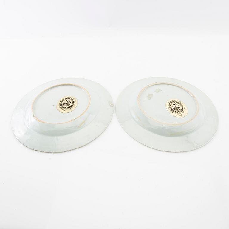 Plates 2 pcs China porcelain 18th century.