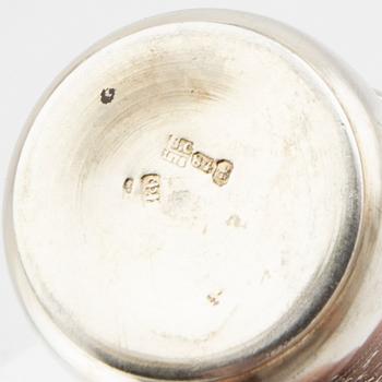 Cups, 2 pcs, silver, Moscow, Russia, late 19th century.