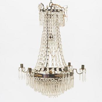 Ljuskrona, empirestil, 1900-talets första hälft.