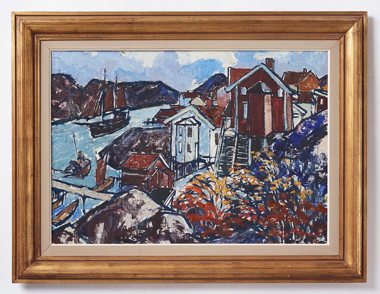 Eerik Haamer, oil on canvas, signed and indistinctly dated.