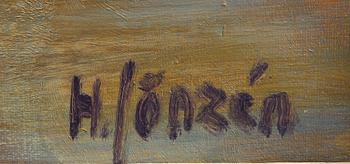HADAR JÖNZÉN, olja på duk, sign.