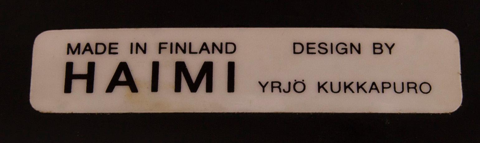 STOLAR, ett par, 415, Yrjö Kukkapuro, Haimi. Modellen formgiven 1965.