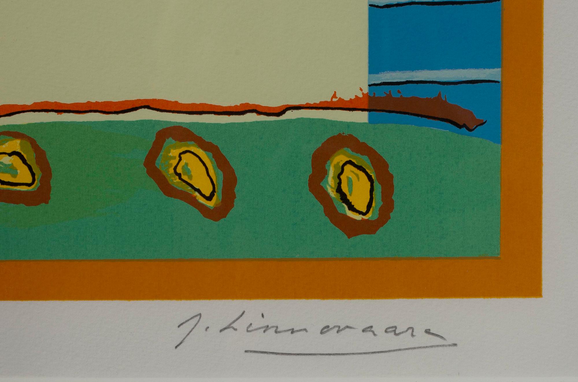 JUHANI LINNOVAARA, serigrafi, sign. och numr. 38/100.